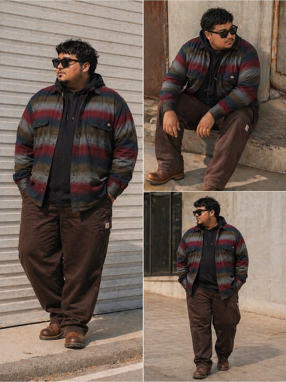 Dickies | Flannel Shirt | Workwear Utility Button Front | Relaxed Fit 3XL